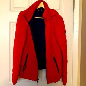 A red Nautica coat size XL